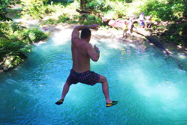 Blue Hole, Secret Falls & Bamboo Blu Beach | Book Jamaica Excursions | bookjamaicaexcursions.com | Karandas Tours