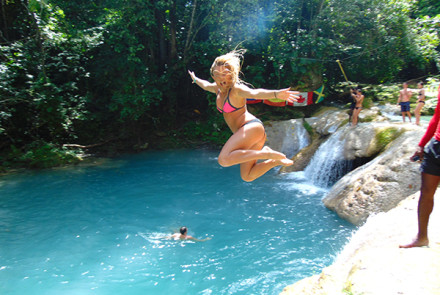 Blue Hole, Secret Falls & Dunn's River Falls | Book Jamaica Excursions | bookjamaicaexcursions.com | Karandas Tours