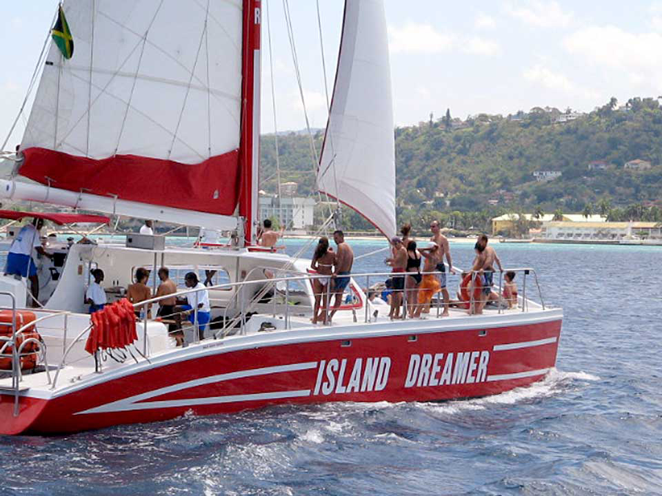 catamaran party cruise montego bay