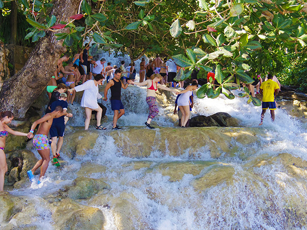 Dunn's River Falls from Negril | Book Jamaica Excursions | bookjamaicaexcursions.com | Karandas Tours