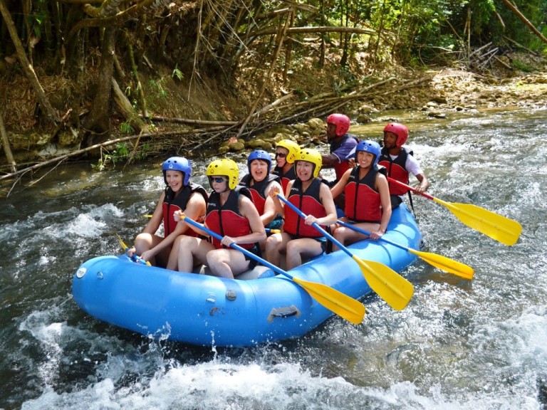 White Water Rafting Falmouth | Book Jamaica Excursions | bookjamaicaexcursions.com | Karandas Tours